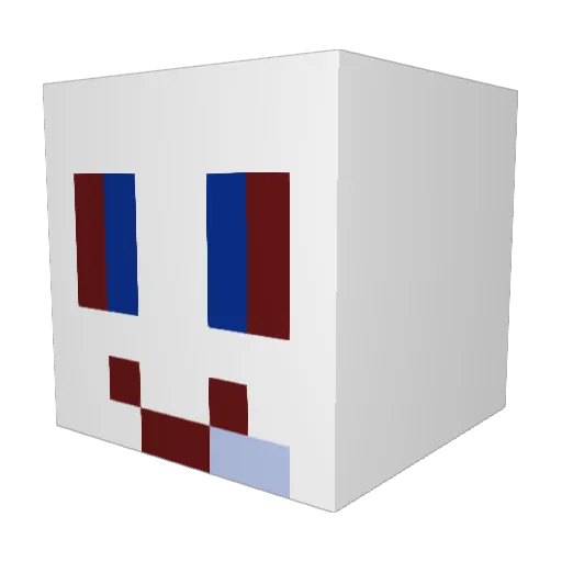 zAaorn Minecraft avatar head, 3D render