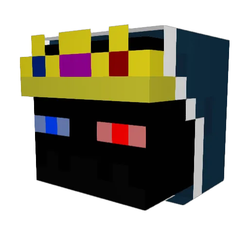 zAgent Minecraft avatar head, 3D render