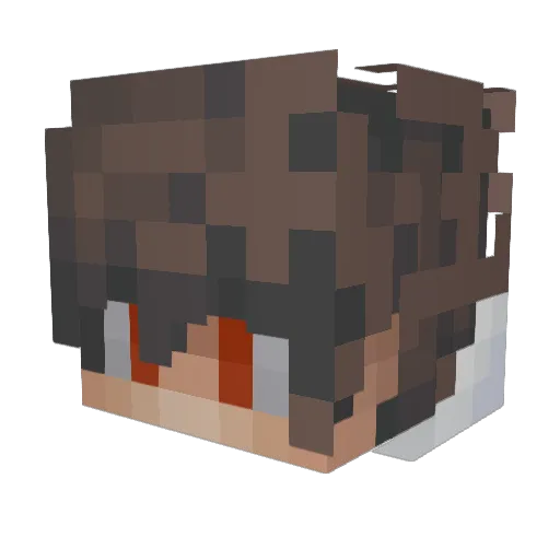 zAngxnehmer Minecraft avatar head, 3D render