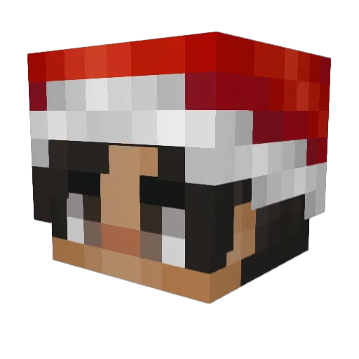 zAnvil Minecraft avatar head, 3D render