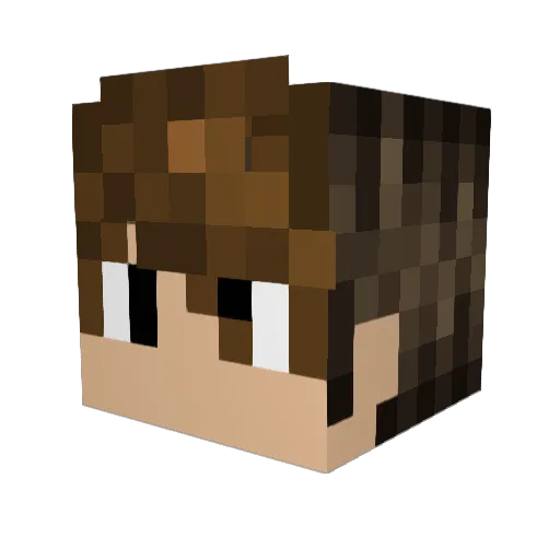 zAvelar Minecraft avatar head, 3D render