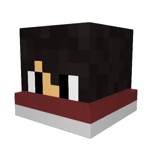 zBergmann Minecraft avatar head, 3D render