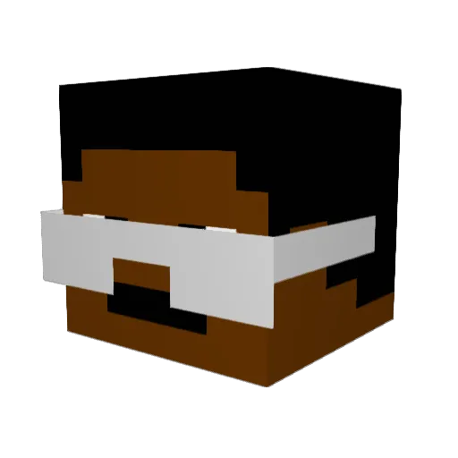 zBigBootyJudy Minecraft avatar head, 3D render