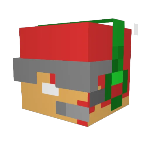 zBl4st Minecraft avatar head, 3D render