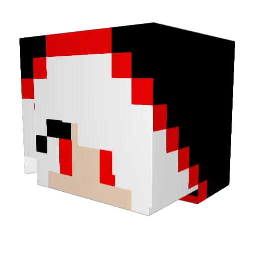 zBlader_PvP Minecraft avatar head, 3D render