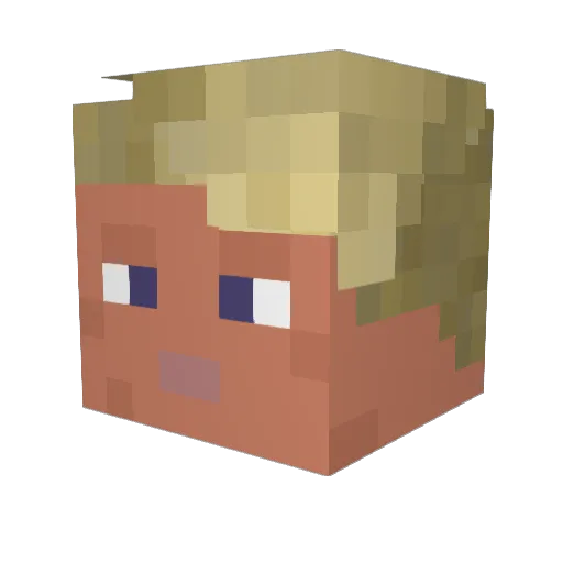 zBlazeh_ Minecraft avatar head, 3D render