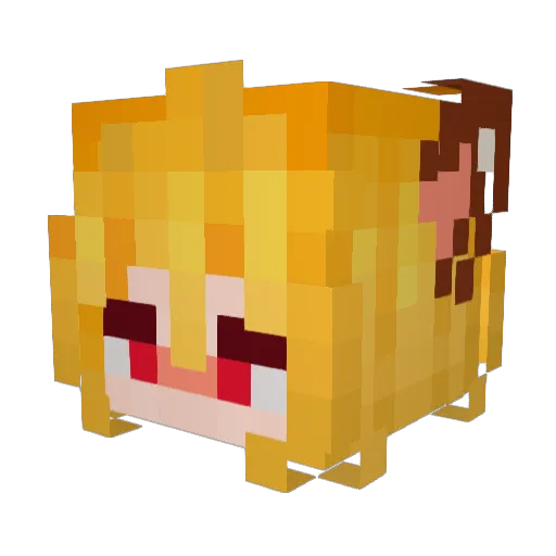 zBlear Minecraft avatar head, 3D render
