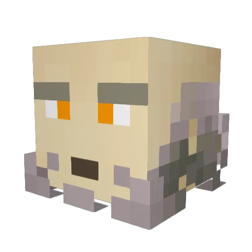 zBlueyes Minecraft avatar head, 3D render