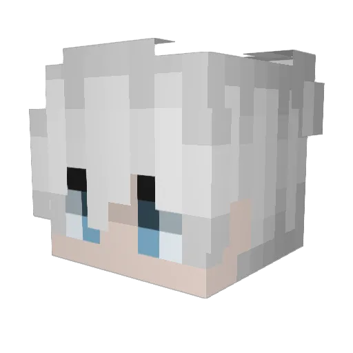 zBrxckBurger Minecraft avatar head, 3D render