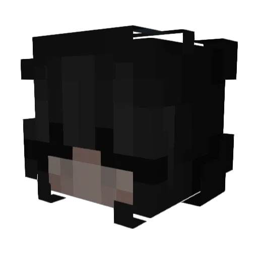 zBxtwxrs Minecraft avatar head, 3D render