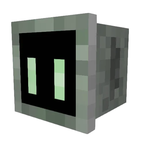 zByzirQ Minecraft avatar head, 3D render
