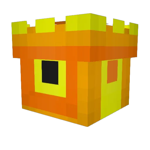 zCanTz Minecraft avatar head, 3D render
