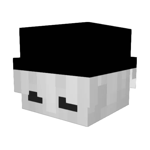 zChiter Minecraft avatar head, 3D render