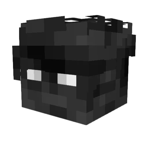 zChqncePvP Minecraft avatar head, 3D render
