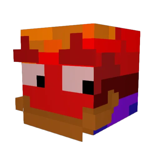 zClapZy Minecraft avatar head, 3D render