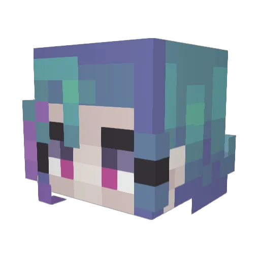 zCloud__ Minecraft avatar head, 3D render
