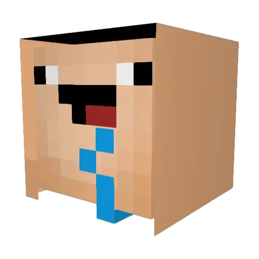 zCobaltic Minecraft avatar head, 3D render