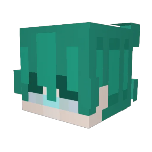 zColdCoffee_ Minecraft avatar head, 3D render