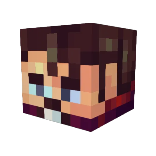 zConspiracy Minecraft avatar head, 3D render