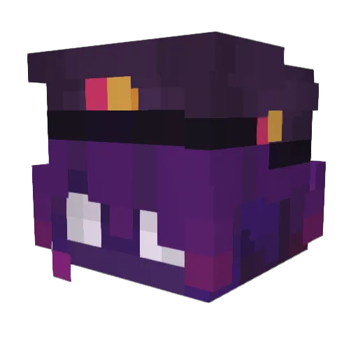zDaanz Minecraft avatar head, 3D render