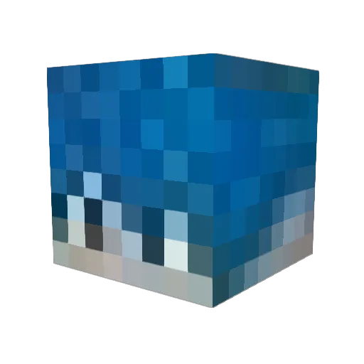 zDae_ Minecraft avatar head, 3D render
