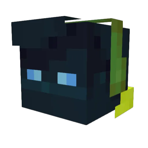 zDanielXX Minecraft avatar head, 3D render