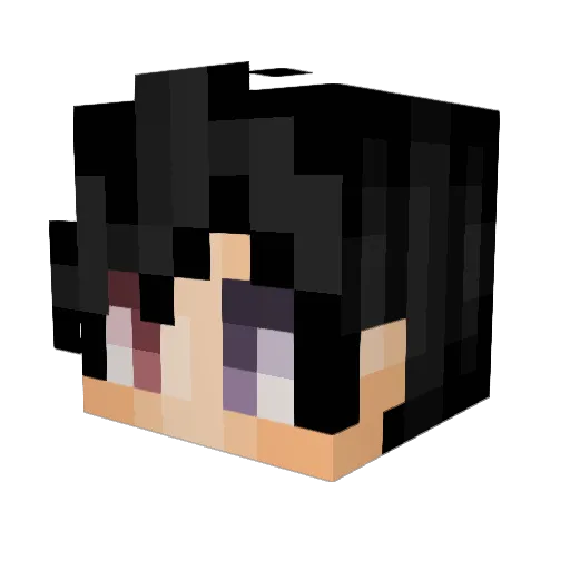 zDecimate Minecraft avatar head, 3D render