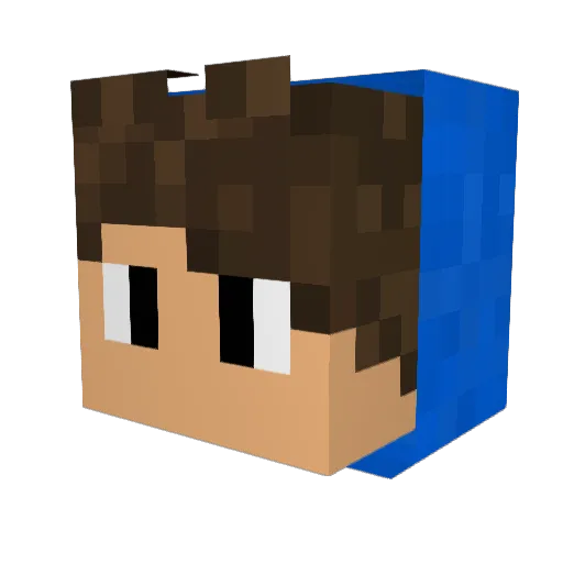 zDeco_ Minecraft avatar head, 3D render