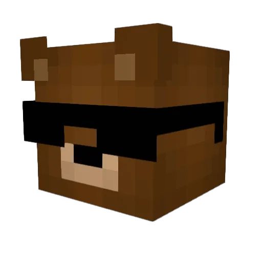 zDekoiiii Minecraft avatar head, 3D render