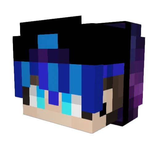 zDeris Minecraft avatar head, 3D render