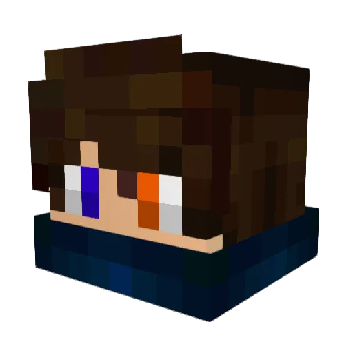 zDominus Minecraft avatar head, 3D render