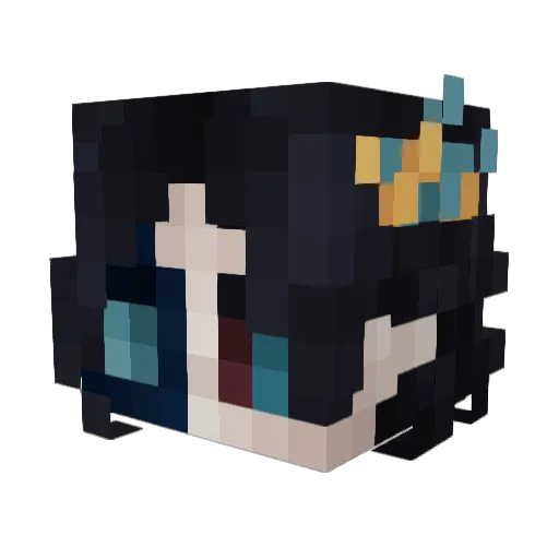 zDose Minecraft avatar head, 3D render