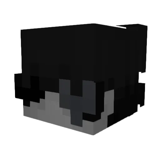 zDreamqh Minecraft avatar head, 3D render