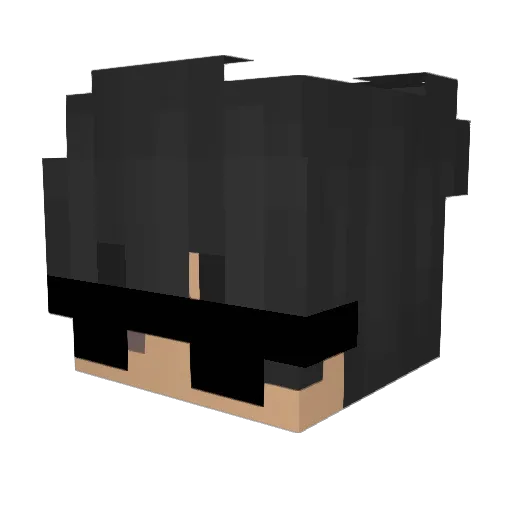 zDrey Minecraft avatar head, 3D render