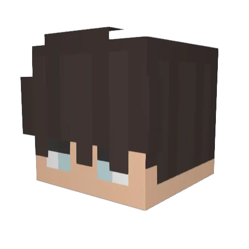 zDxmi Minecraft avatar head, 3D render