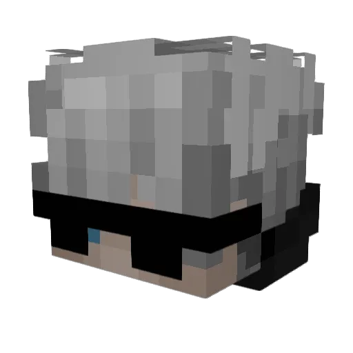 zEduz Minecraft avatar head, 3D render