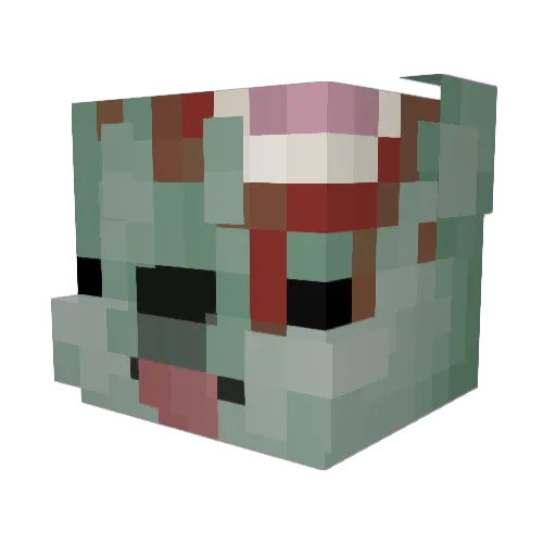 zEistee Minecraft avatar head, 3D render