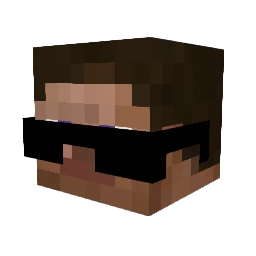 zEnver__ Minecraft avatar head, 3D render