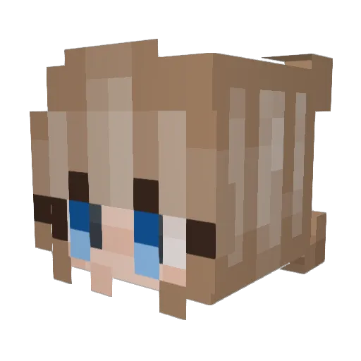 zEqfjee_ Minecraft avatar head, 3D render
