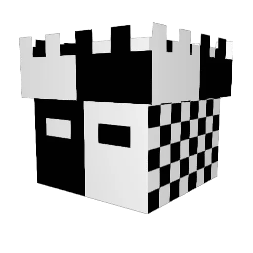zEquilibrium Minecraft avatar head, 3D render