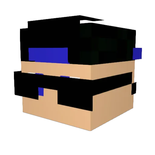 zEstivs_ Minecraft avatar head, 3D render