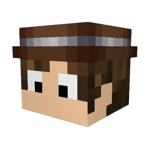 zExtreme_HD Minecraft avatar head, 3D render