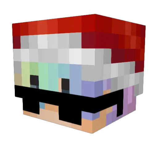 zEzrial Minecraft avatar head, 3D render