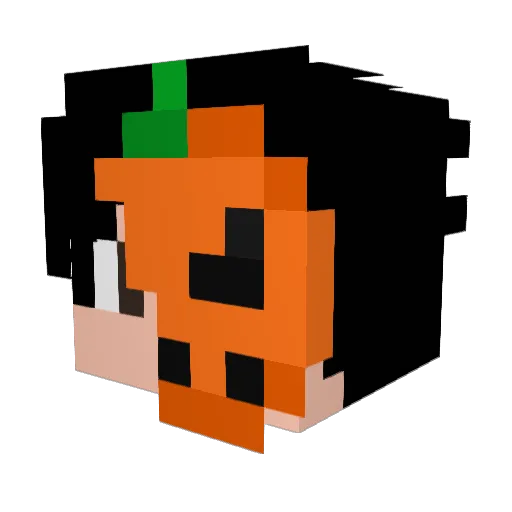 zF_Aldo Minecraft avatar head, 3D render