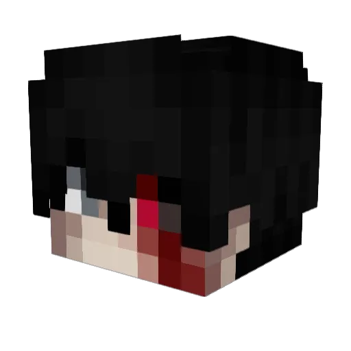 zFabri99 Minecraft avatar head, 3D render