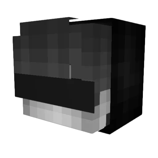 zFam0uZ Minecraft avatar head, 3D render