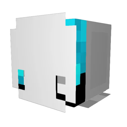 zFantastisK Minecraft avatar head, 3D render