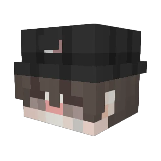 zFaridPe Minecraft avatar head, 3D render