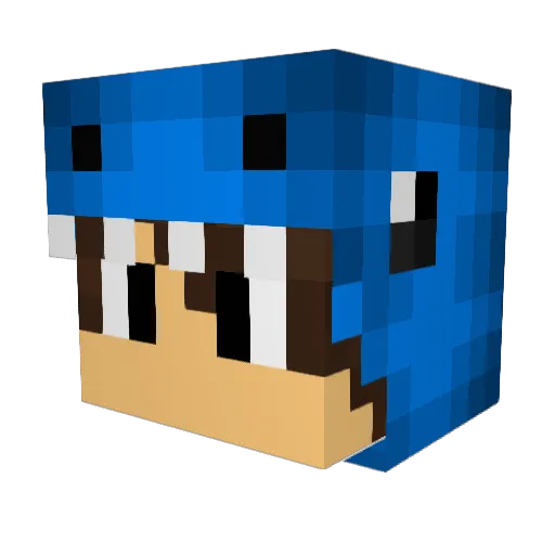 zFelipehPvP Minecraft avatar head, 3D render
