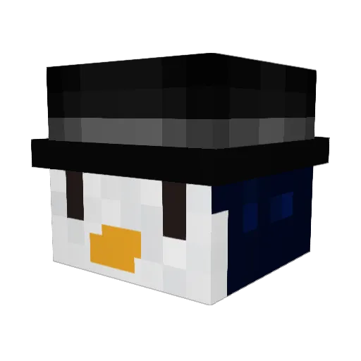 zFernandito Minecraft avatar head, 3D render